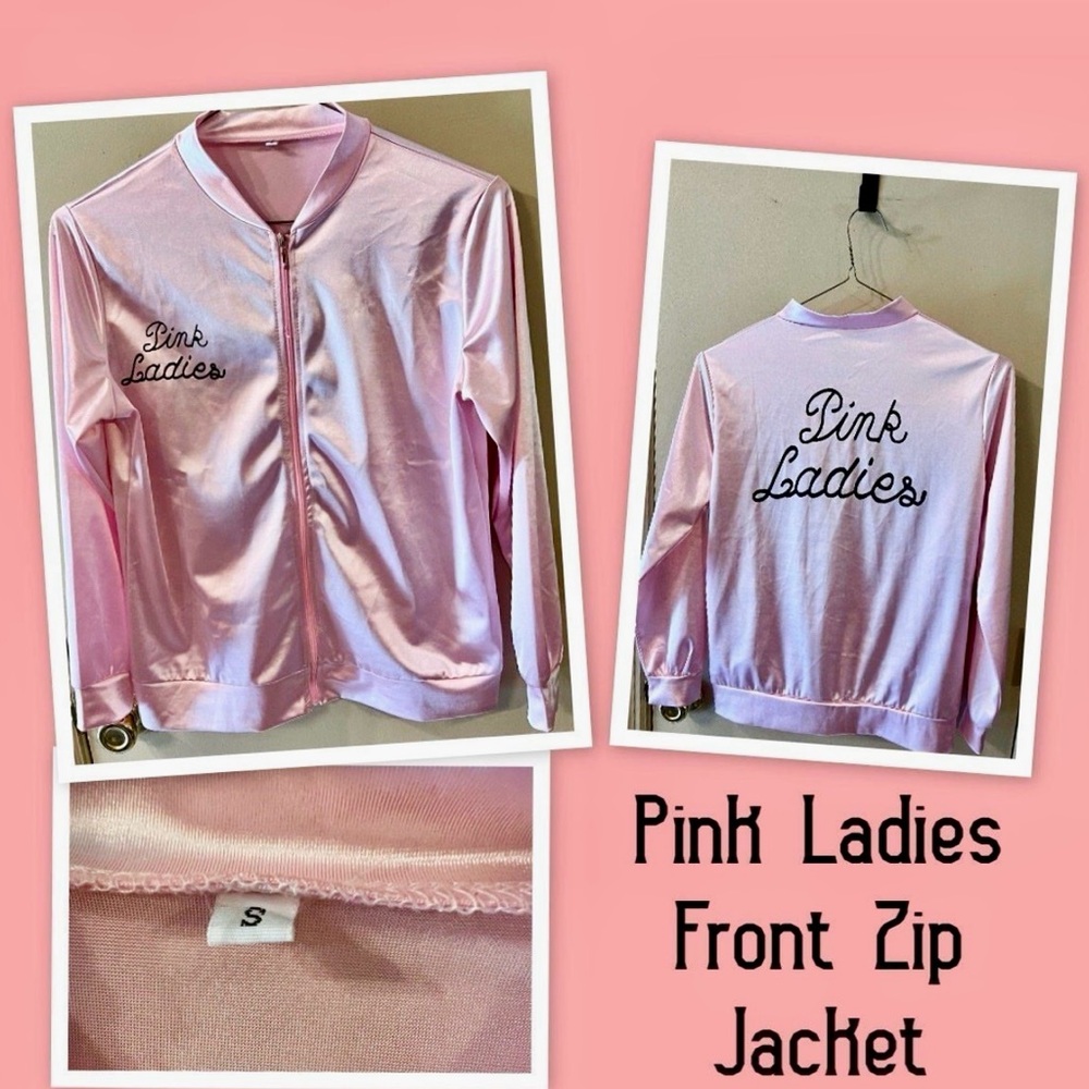 Adult Women 1950’s Pink Satin Costume Jacket